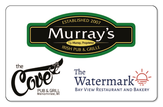 murray, the covem and watermarked logos on a white background